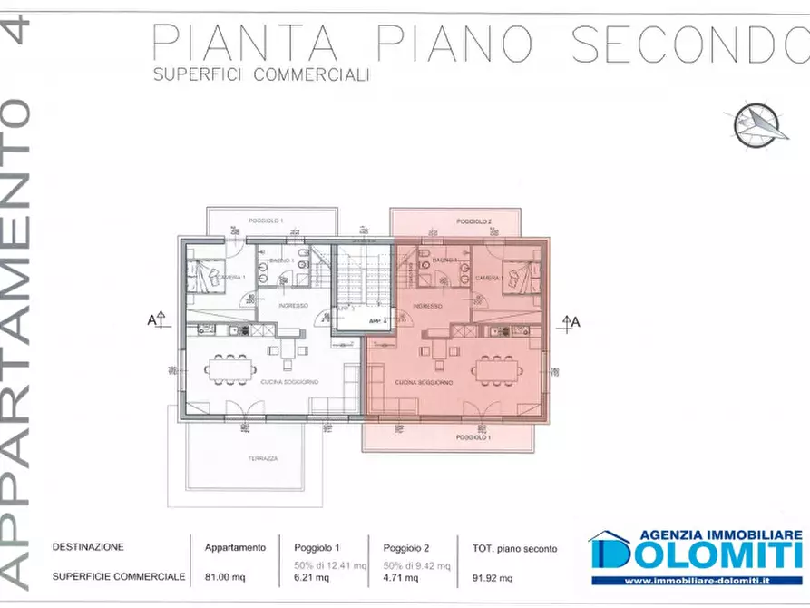 Immagine 15 di Appartamento in vendita  in Streda de Costa a Canazei