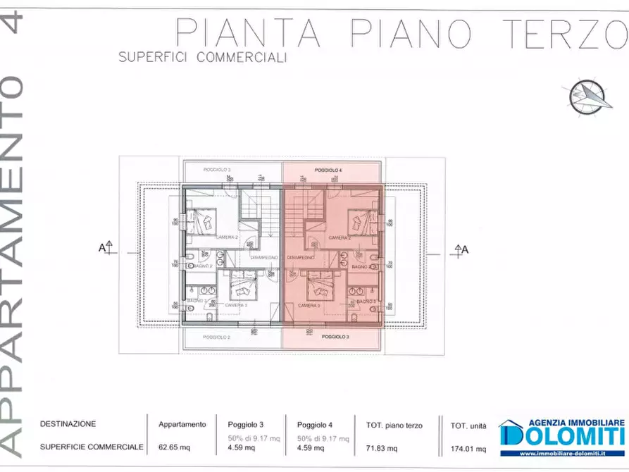 Immagine 16 di Appartamento in vendita  in Streda de Costa a Canazei