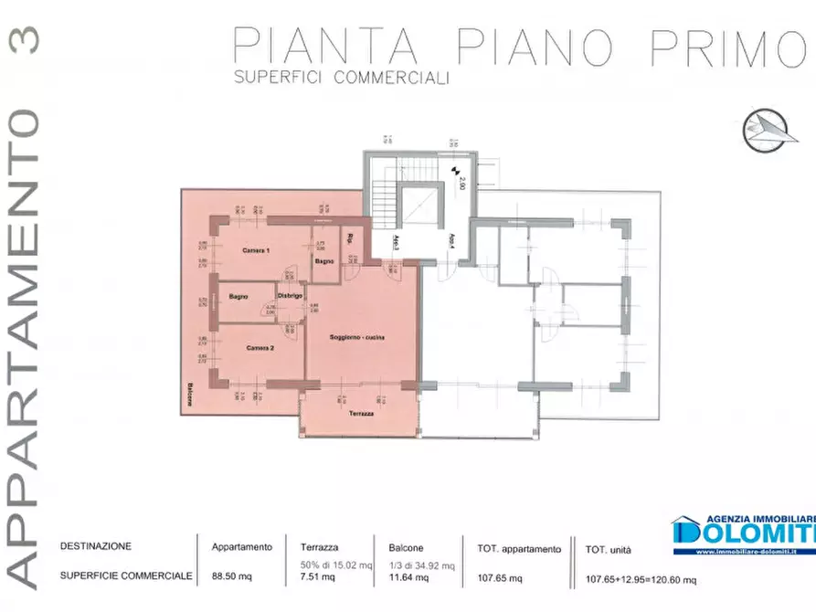 Immagine 7 di Appartamento in vendita  in via Pent de Sera 26 a Campitello Di Fassa