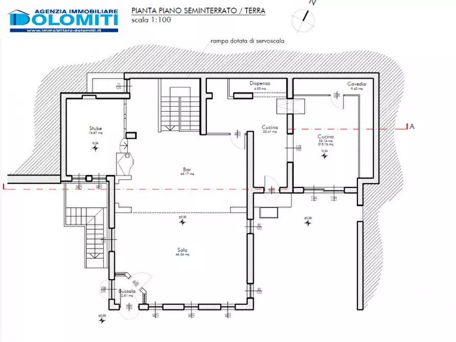 Immagine 11 di Attività commerciale in vendita  in Strada di Pian Trevisan - Strèda de Ciamp Trujan a Canazei