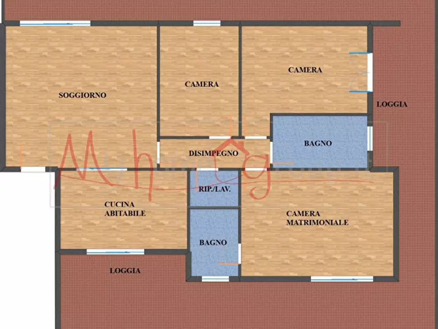 Immagine 16 di Attico in vendita  in Via Aquae Patavinae a Montegrotto Terme