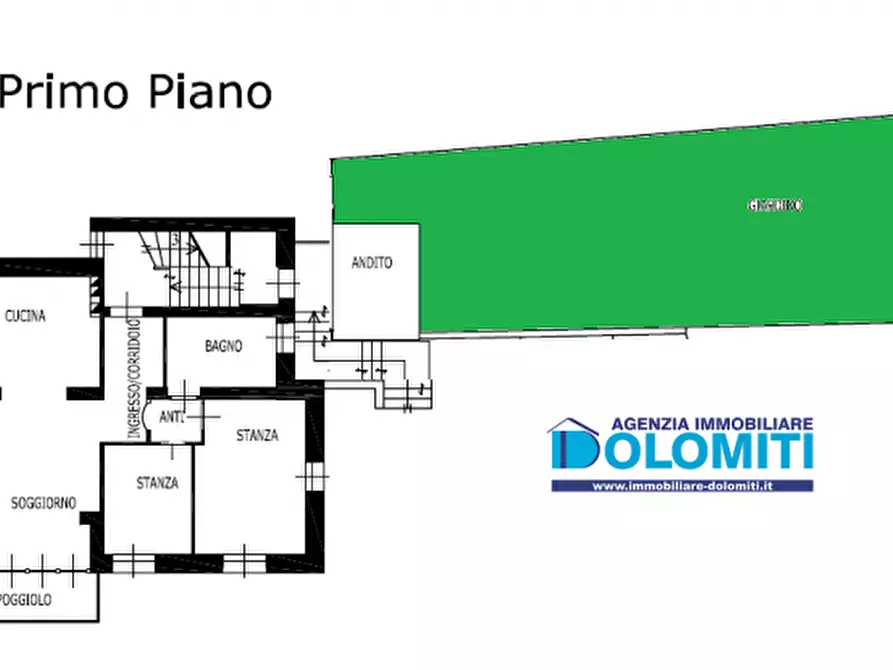 Immagine 1 di Appartamento in vendita  a Romeno