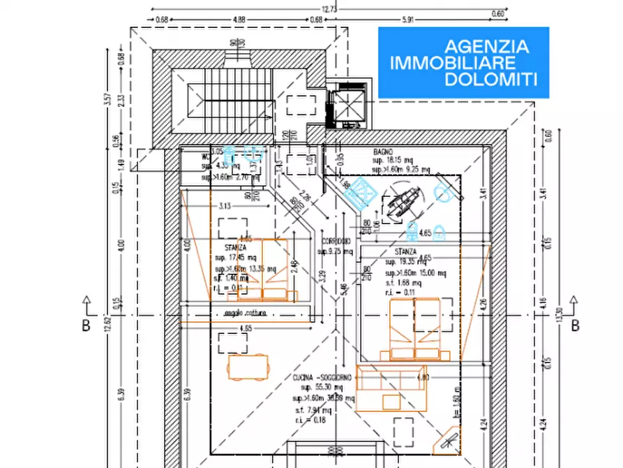 Immagine 8 di Appartamento in vendita  a Borgo D'anaunia