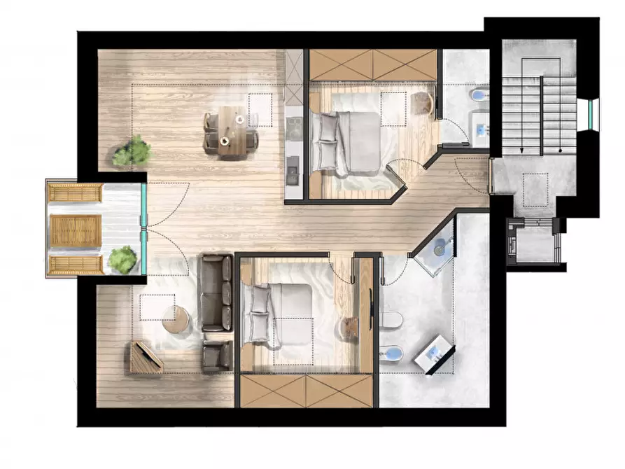 Immagine 11 di Appartamento in vendita  a Borgo D'anaunia