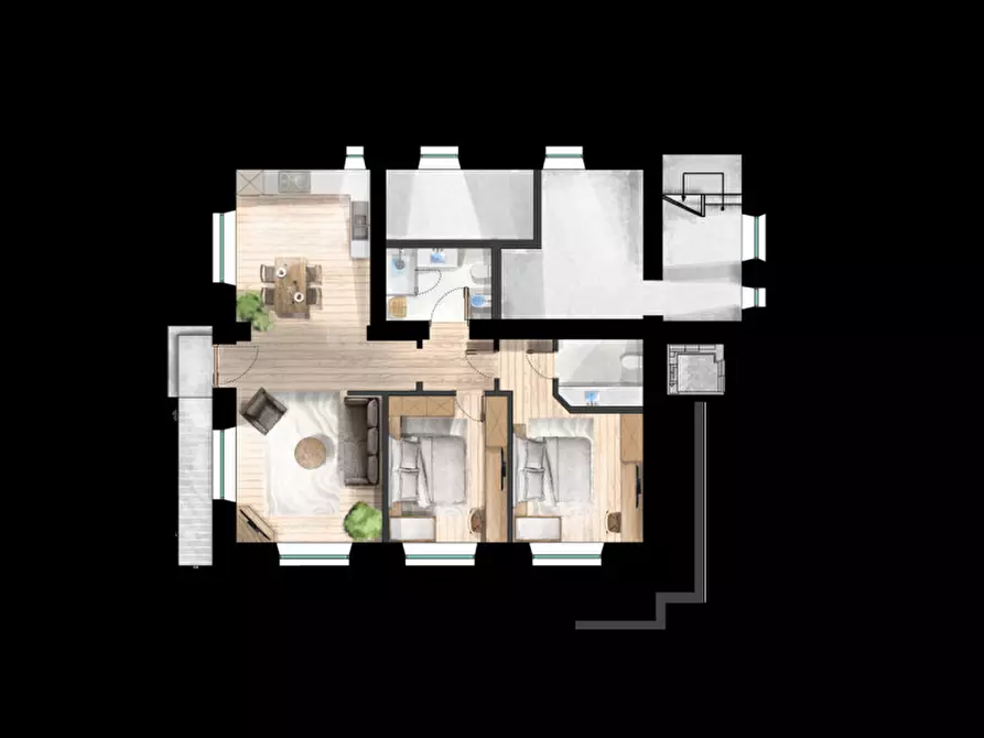 Immagine 12 di Appartamento in vendita  a Borgo D'anaunia