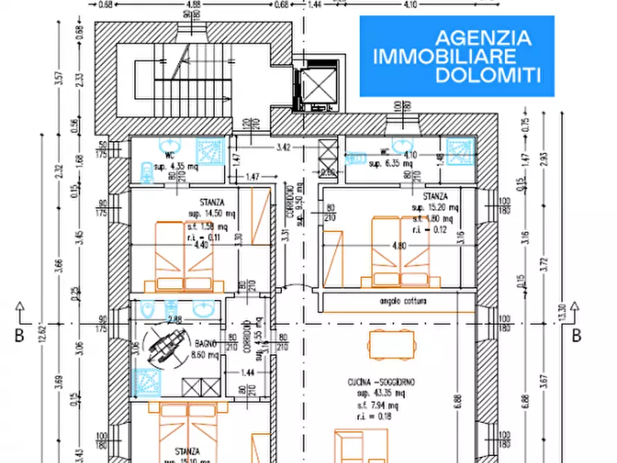 Immagine 16 di Appartamento in vendita  a Borgo D'anaunia