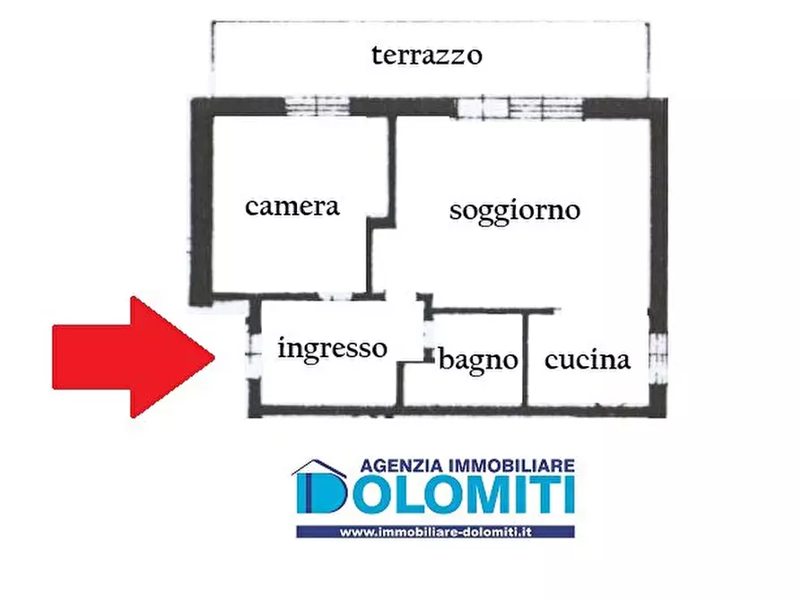 Immagine 10 di Appartamento in vendita  a Ronzone