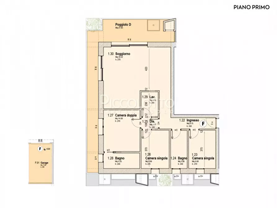 Immagine 11 di Appartamento in vendita  in Viale dei Tigli a Castelcucco