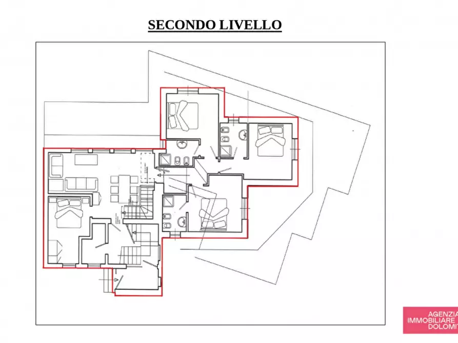 Immagine 19 di Villetta a schiera in vendita  in Strada Arlara a Corvara In Badia .Corvara.