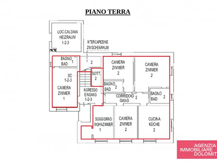 Immagine 3 di Appartamento in vendita  in Strada Biei a Badia .Abtei.