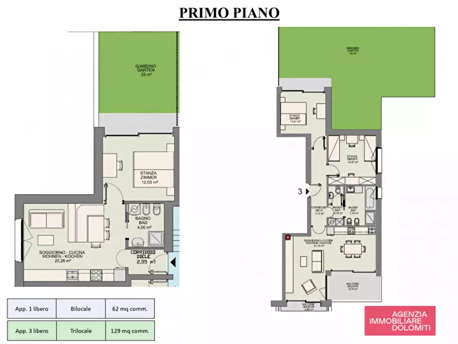 Immagine 9 di Appartamento in vendita  in Strada Pedraces a Badia .Abtei.