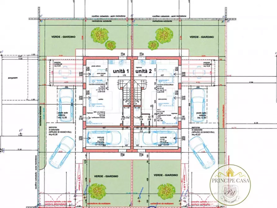 Immagine 1 di Casa bifamiliare in vendita  in Via Guareschi a Monselice