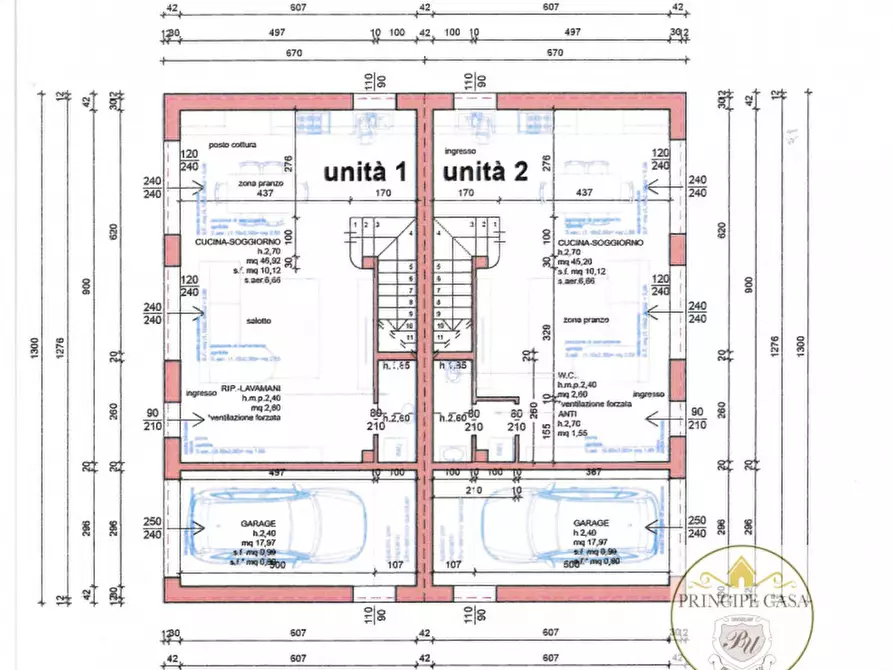 Immagine 3 di Casa bifamiliare in vendita  in Via Guareschi a Monselice