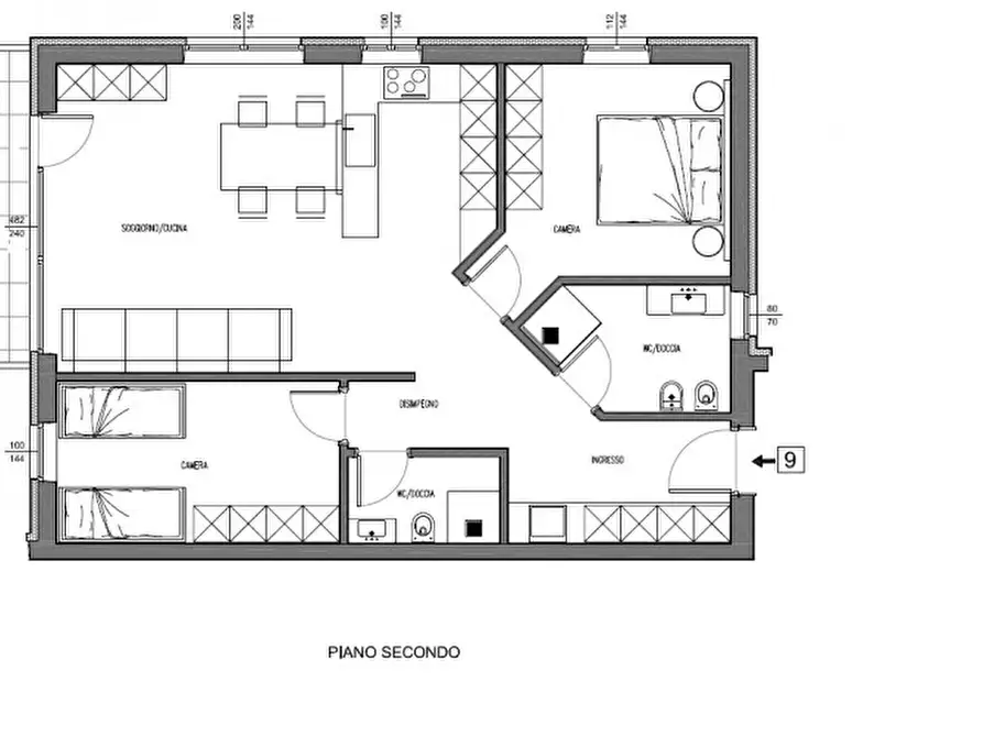 Immagine 4 di Appartamento in vendita  in Via Passua a Castelrotto .Kastelruth.