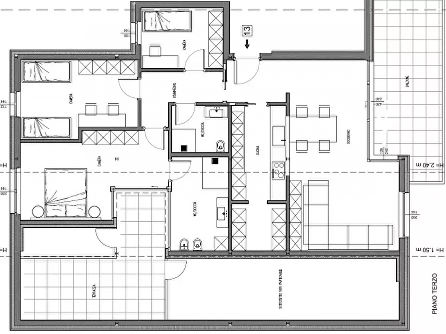 Immagine 7 di Appartamento in vendita  in Via Passua a Castelrotto .Kastelruth.