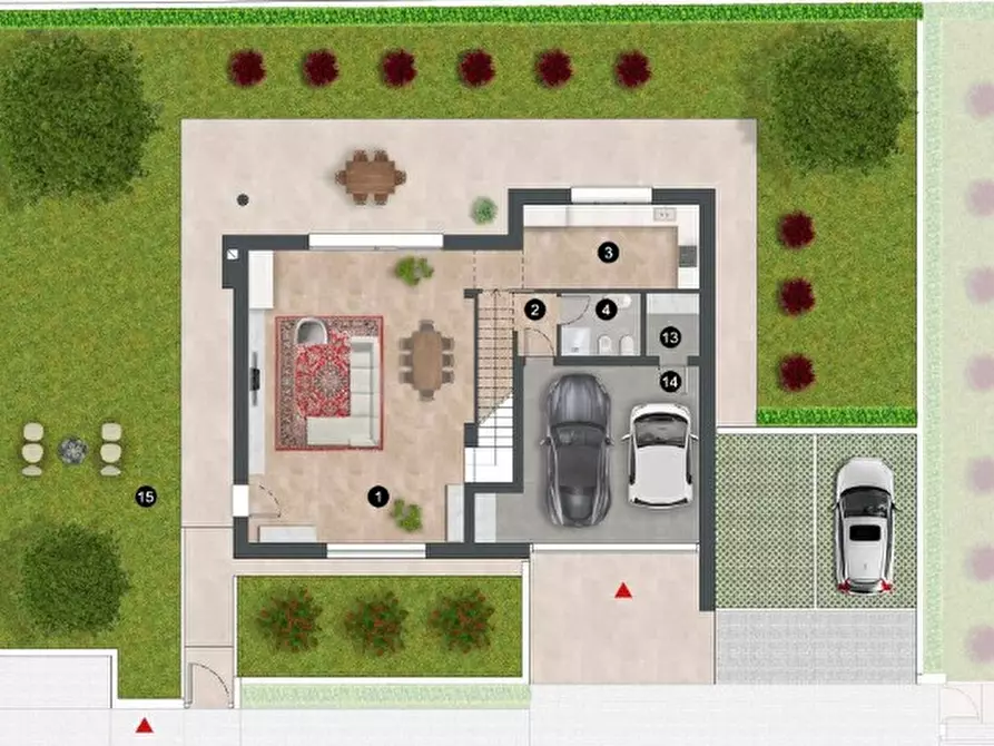 Immagine 9 di Casa indipendente in vendita  in Via Marcello Benedetto a Abano Terme