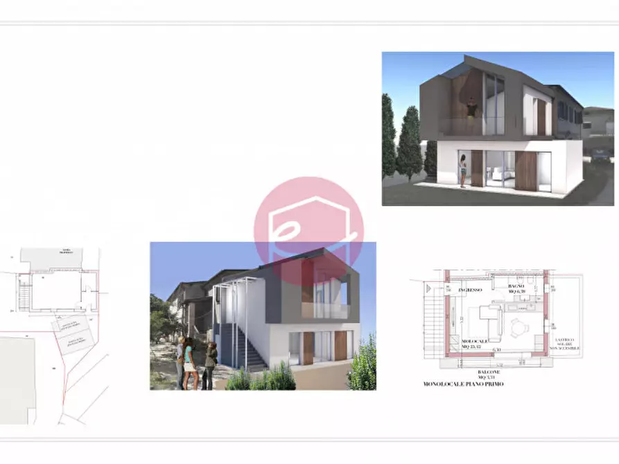 Immagine 1 di Casa bifamiliare in vendita  a Santarcangelo Di Romagna