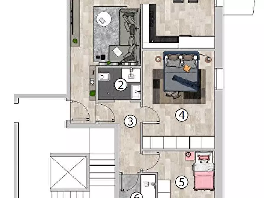 Immagine 6 di Appartamento in vendita  in Via roma a Piove Di Sacco