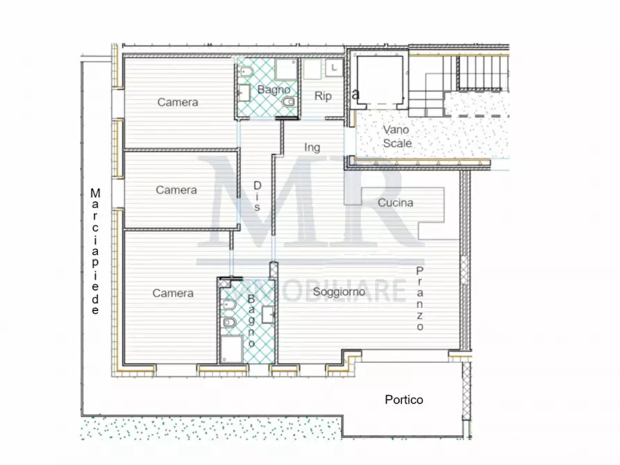 Immagine 27 di Appartamento in vendita  in Via Volturno a Ponte San Nicolò
