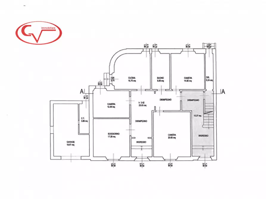 Immagine 22 di Appartamento in vendita  a Montevarchi