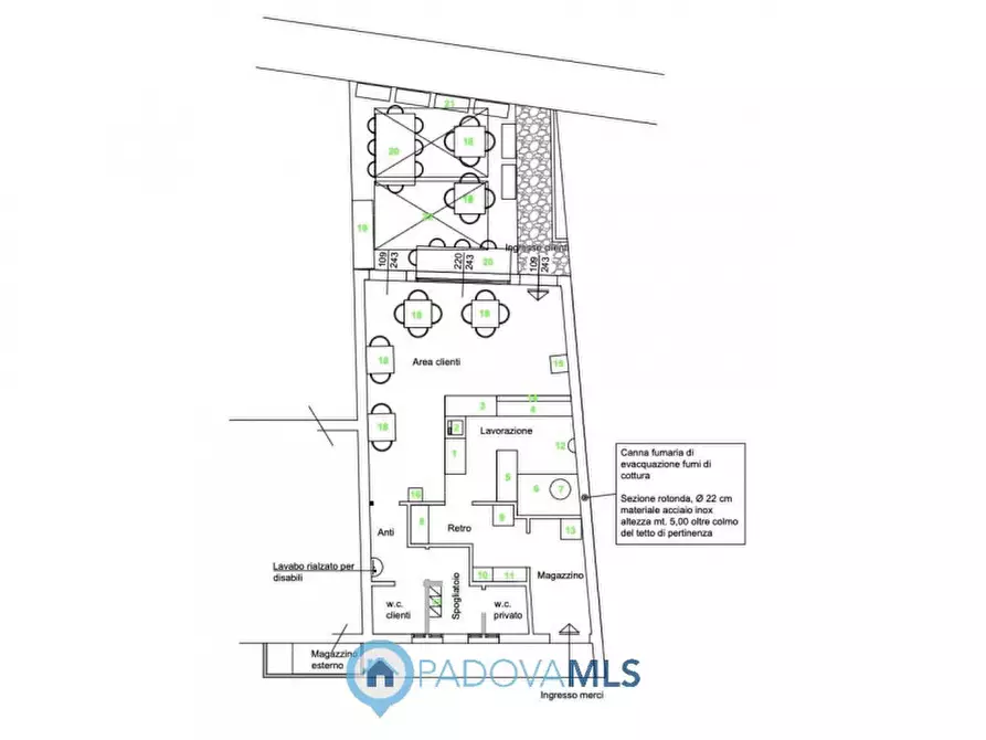 Immagine 6 di Attività commerciale in vendita  in Via San Marco, 10 a Padova