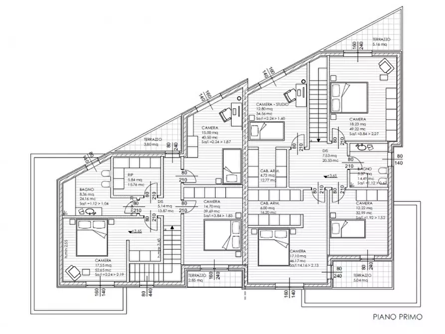 Immagine 8 di Casa bifamiliare in vendita  in via roma a Brugine