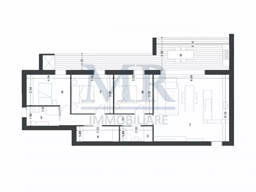 Immagine 27 di Appartamento in vendita  in via toscanini a Mestrino