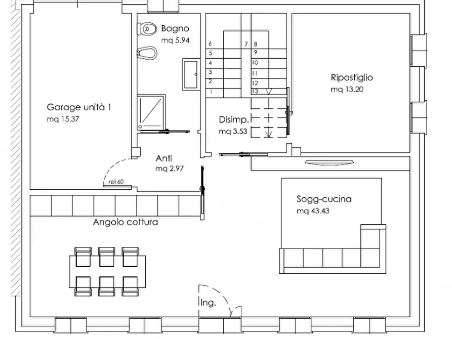 Immagine 7 di Casa bifamiliare in vendita  in via roma a Brugine