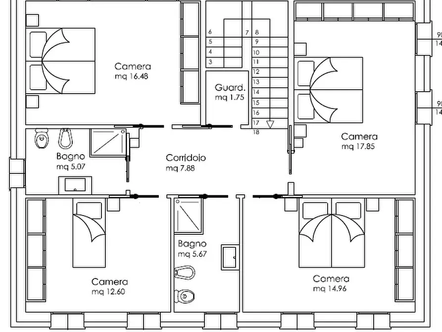 Immagine 4 di Casa bifamiliare in vendita  in via roma a Brugine