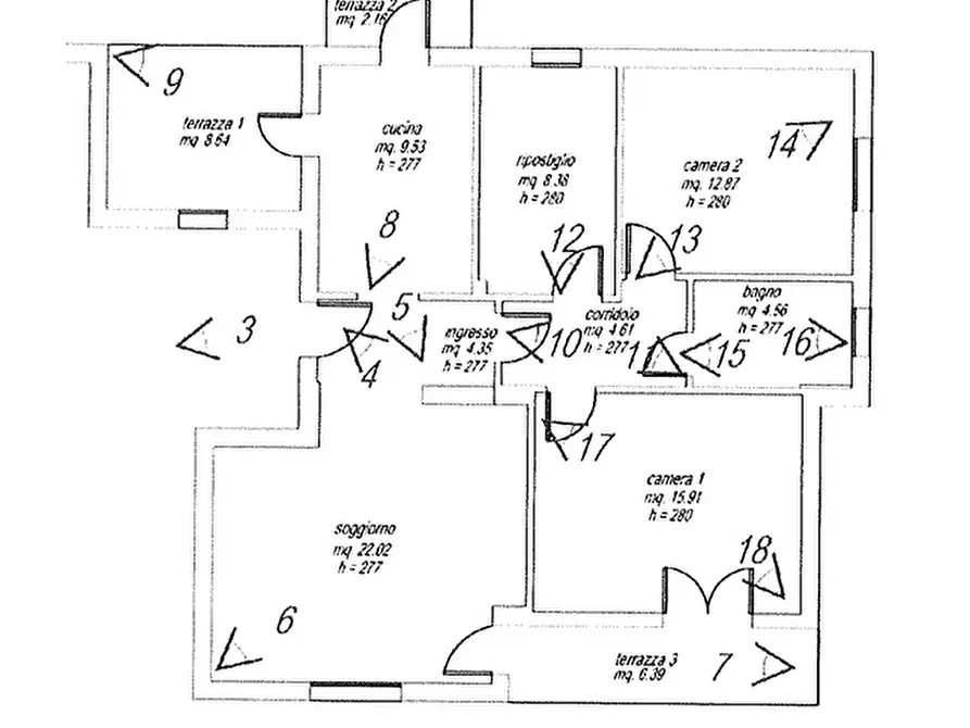 Immagine 12 di Appartamento in vendita  in Via Galanti, 25 a Villorba
