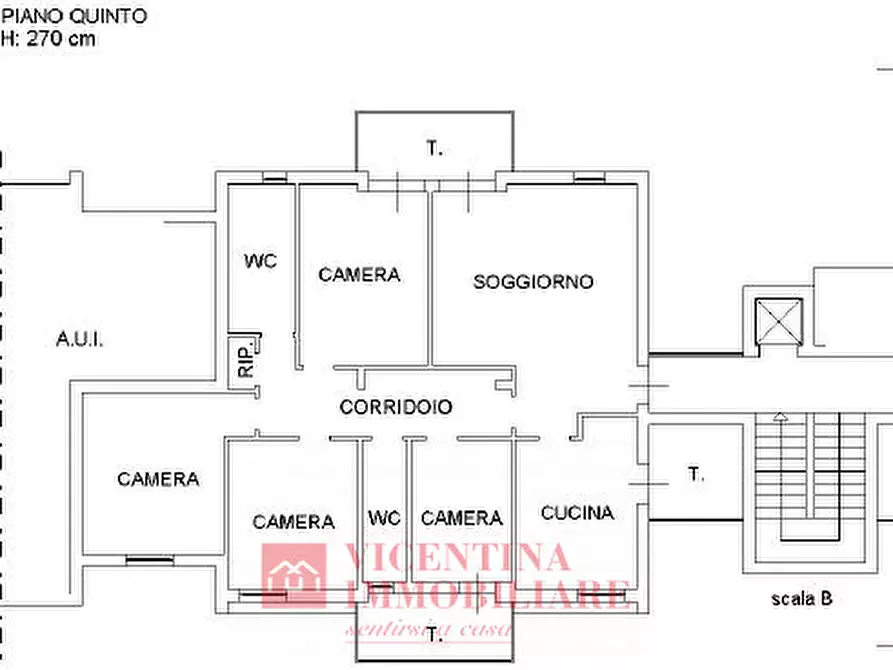 Immagine 19 di Appartamento in vendita  in viale Giorgione a Vicenza