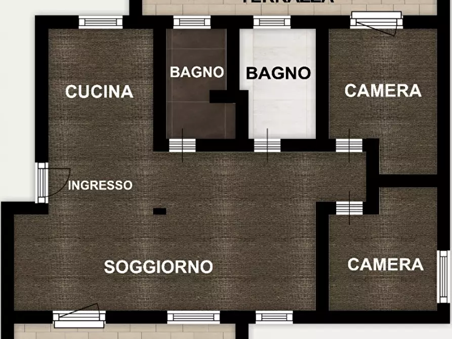 Immagine 14 di Casa bifamiliare in vendita  in Via Gallerio 21/23 a Tricesimo