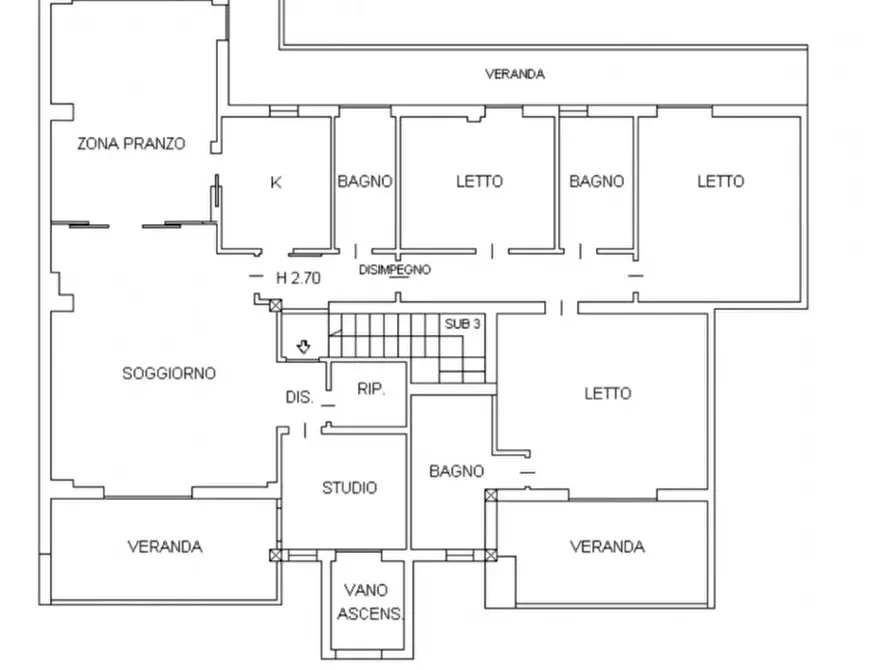 Immagine 62 di Attico in vendita  in Via Salvatore Fera a Olbia