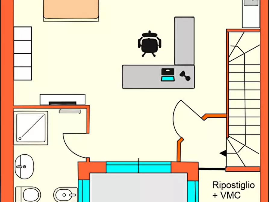 Immagine 28 di Casa bifamiliare in vendita  in via giacomo puccini a Costabissara