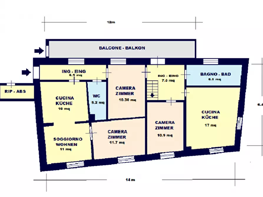 Immagine 94 di Appartamento in vendita  in Via Johann Wolfgang von Goethe - Johann-Wolfgang-von-Goethe-Straße a Laives .Leifers.