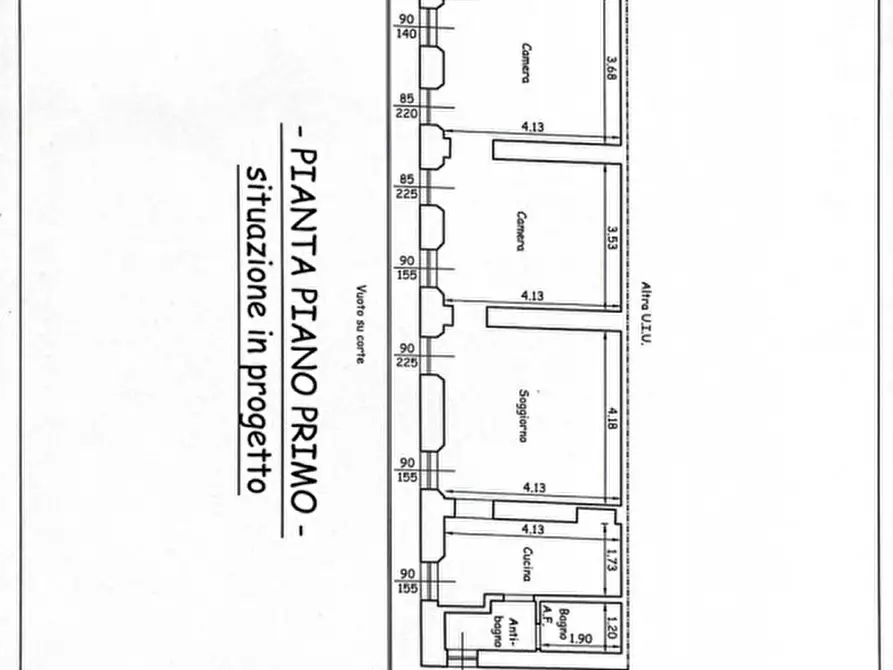 Immagine 22 di Appartamento in vendita  in Via Andrea Vochieri, 84 a Alessandria