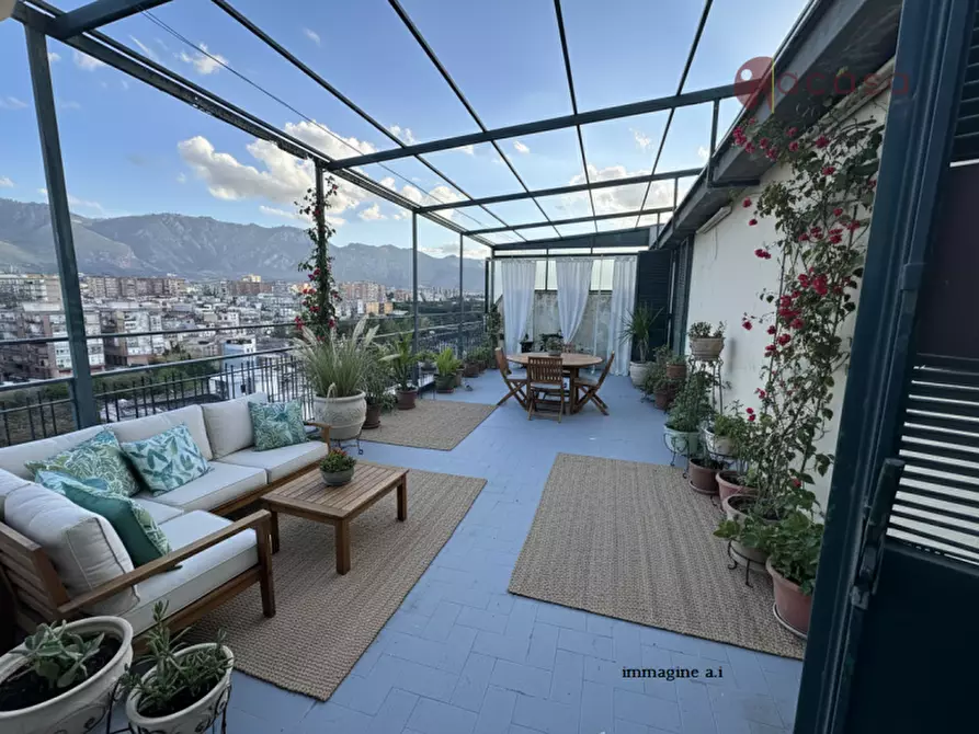 Immagine 10 di Attico in vendita  in Via Stazzone 15 a Palermo