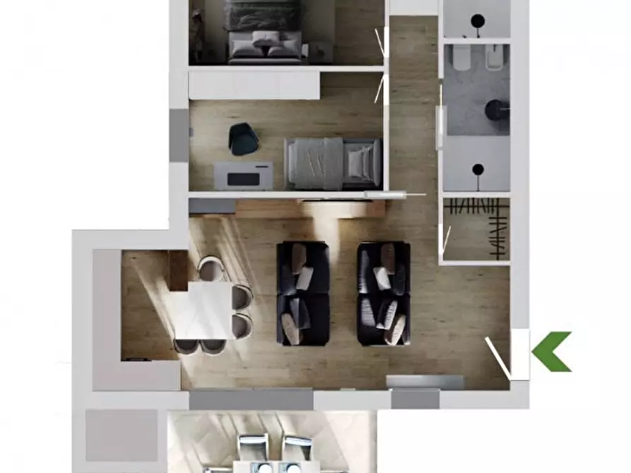 Immagine 6 di Appartamento in vendita  in Viale della Libertà a Pordenone