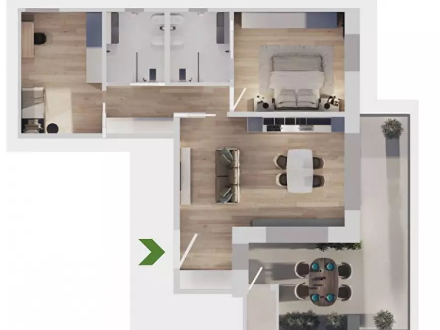 Immagine 7 di Appartamento in vendita  in Viale della Libertà a Pordenone