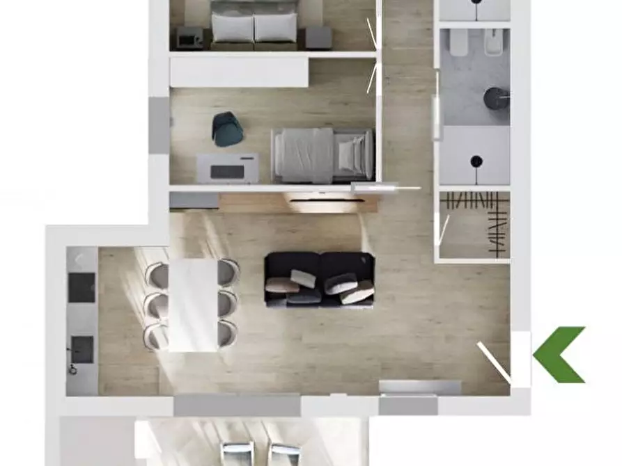 Immagine 9 di Appartamento in vendita  in Viale Libertà a Pordenone