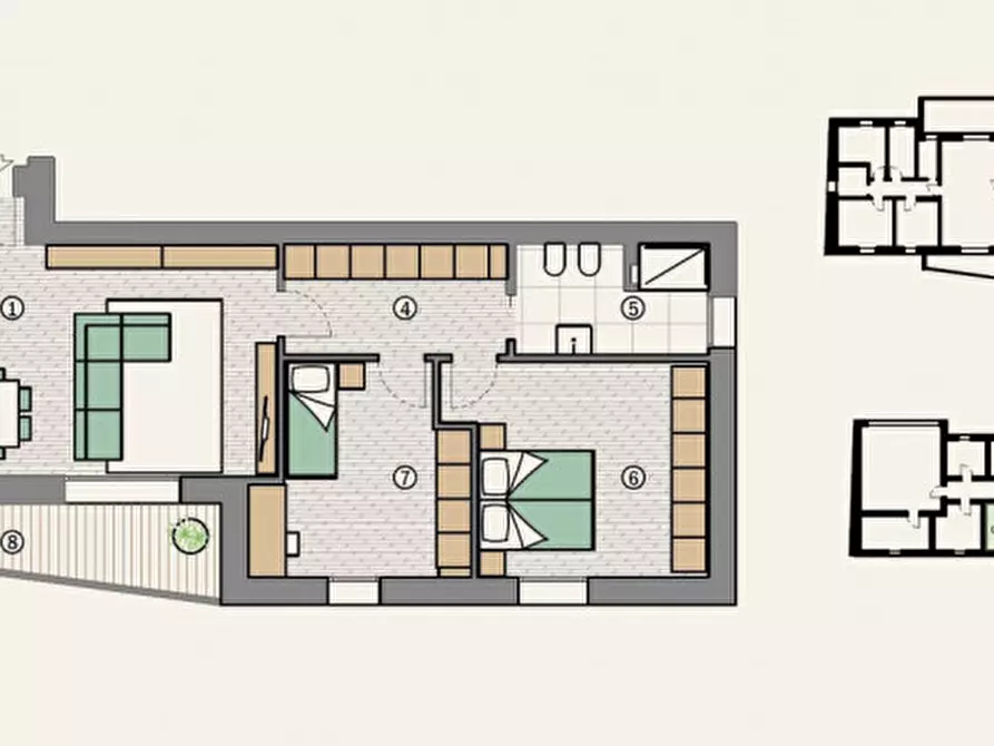 Immagine 8 di Appartamento in vendita  in Via Sclavons a Cordenons