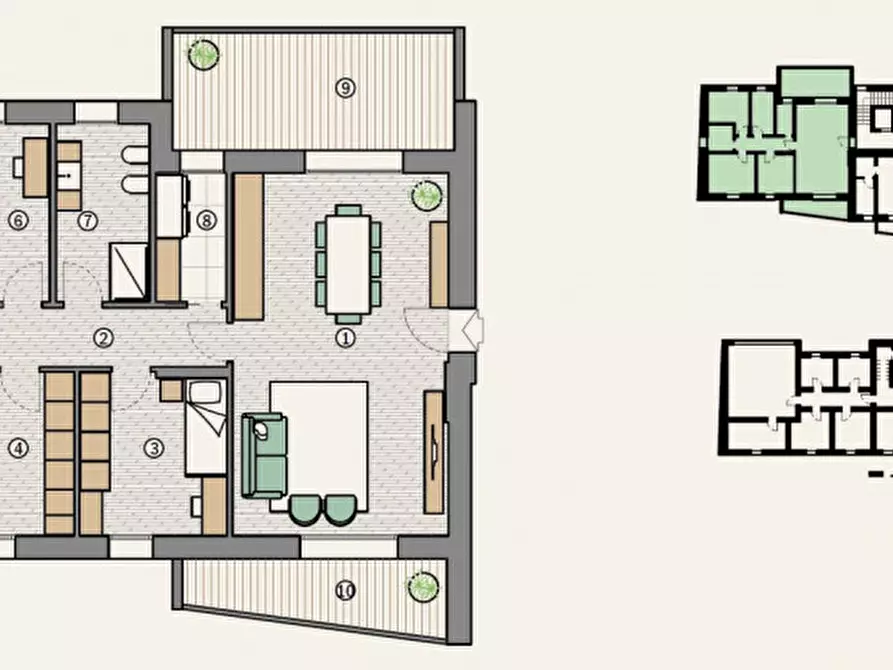 Immagine 2 di Appartamento in vendita  in Via Sclavons a Cordenons