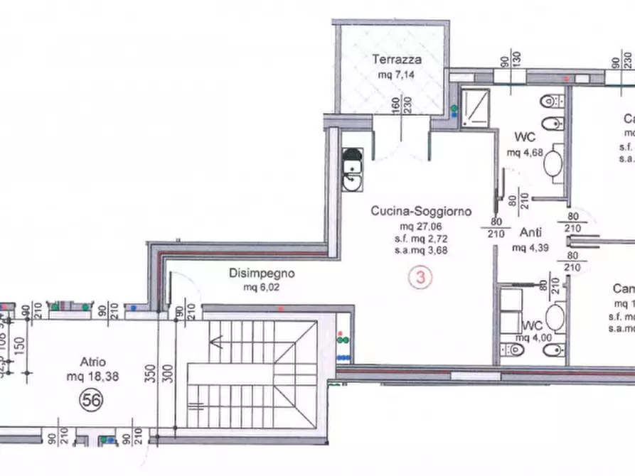 Immagine 3 di Appartamento in vendita  in Via Roma a Aviano