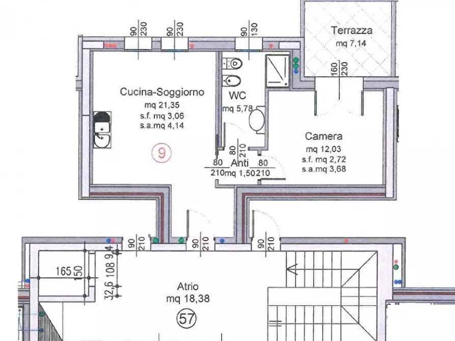 Immagine 3 di Appartamento in vendita  in Via Roma a Aviano