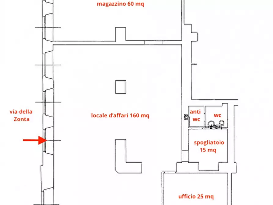 Immagine 74 di Negozio in vendita  in via della Zonta 8 a Trieste