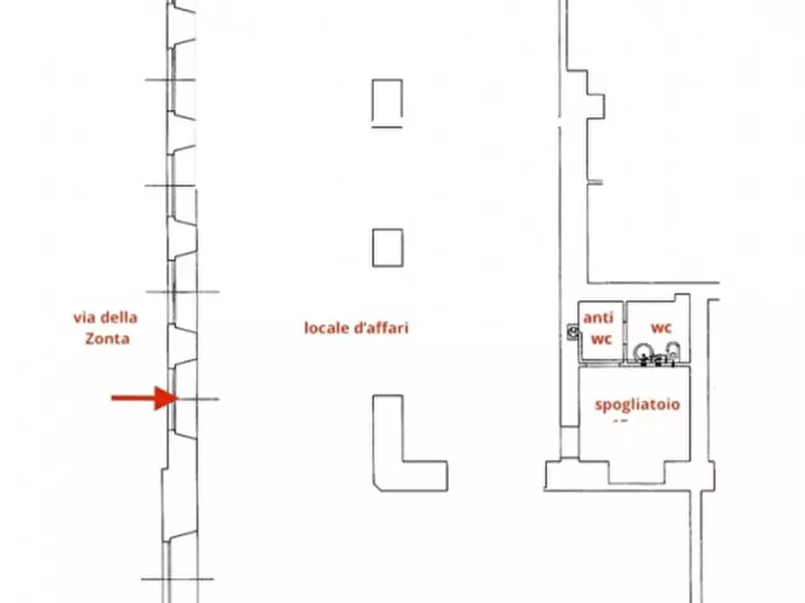 Immagine 74 di Negozio in vendita  in via della Zonta 8 a Trieste