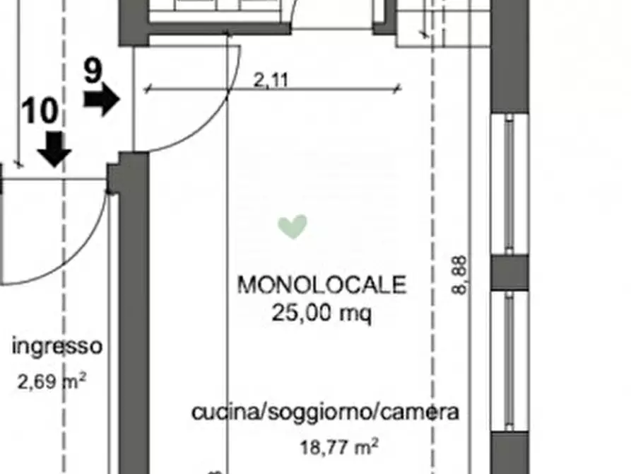 Immagine 26 di Monolocale in vendita  in Via Valcanale,  90 a Tarvisio