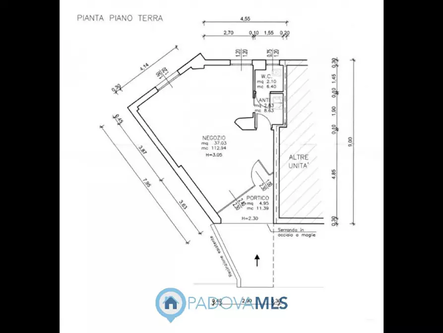 Immagine 7 di Negozio in vendita  in via jacopo facciolati a Padova