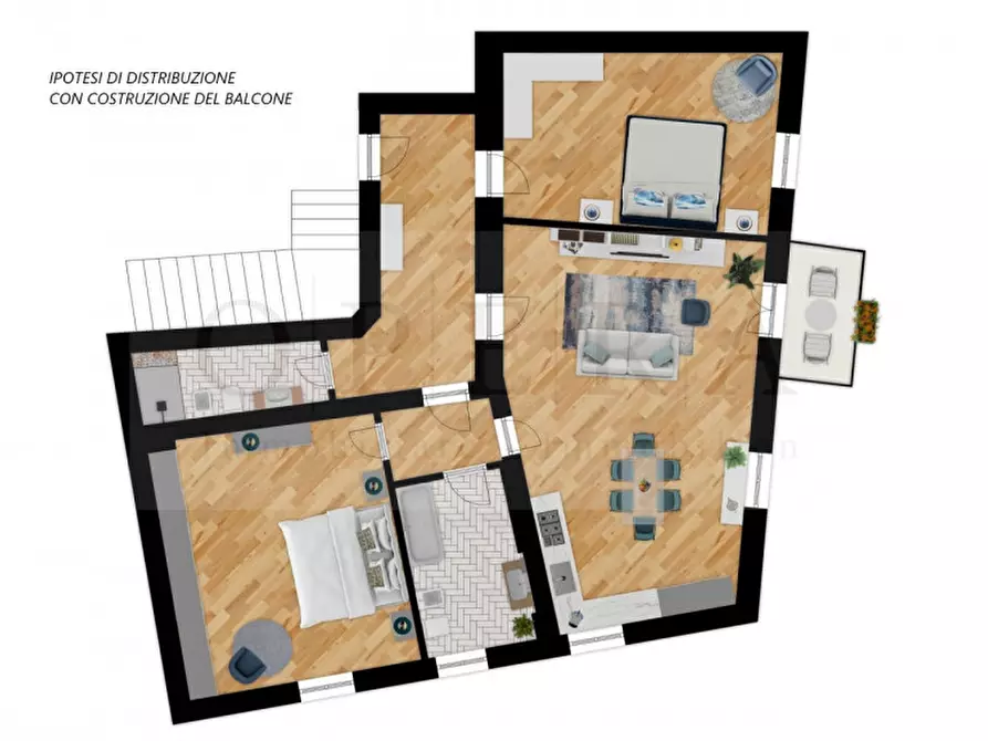 Immagine 21 di Appartamento in vendita  in Piazza Vittoria a Bolzano