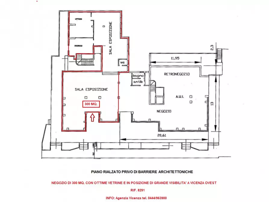 Immagine 7 di Negozio in vendita  in VIALE VERONA a Vicenza